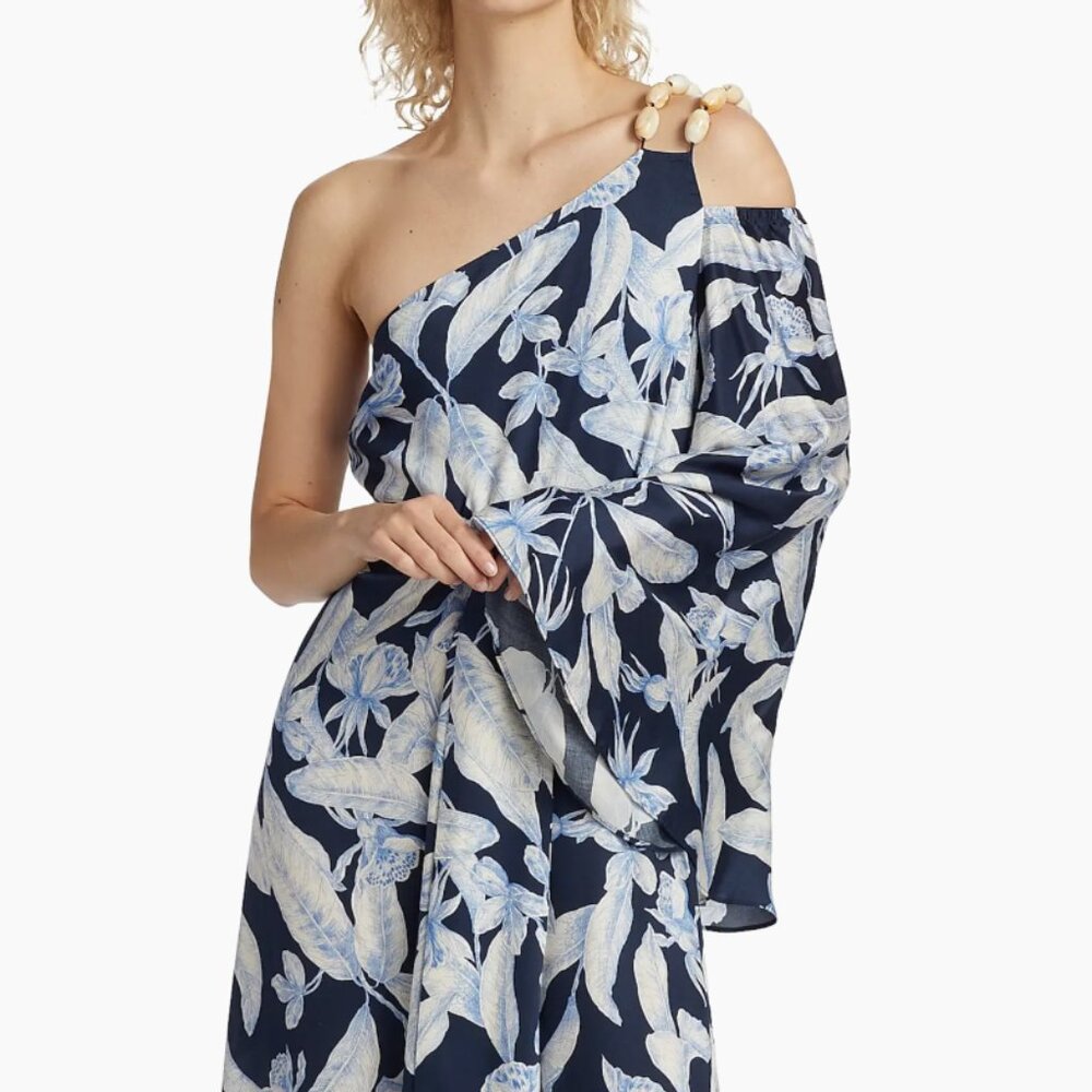 Alexis Randi One Shoulder Maxi Dress